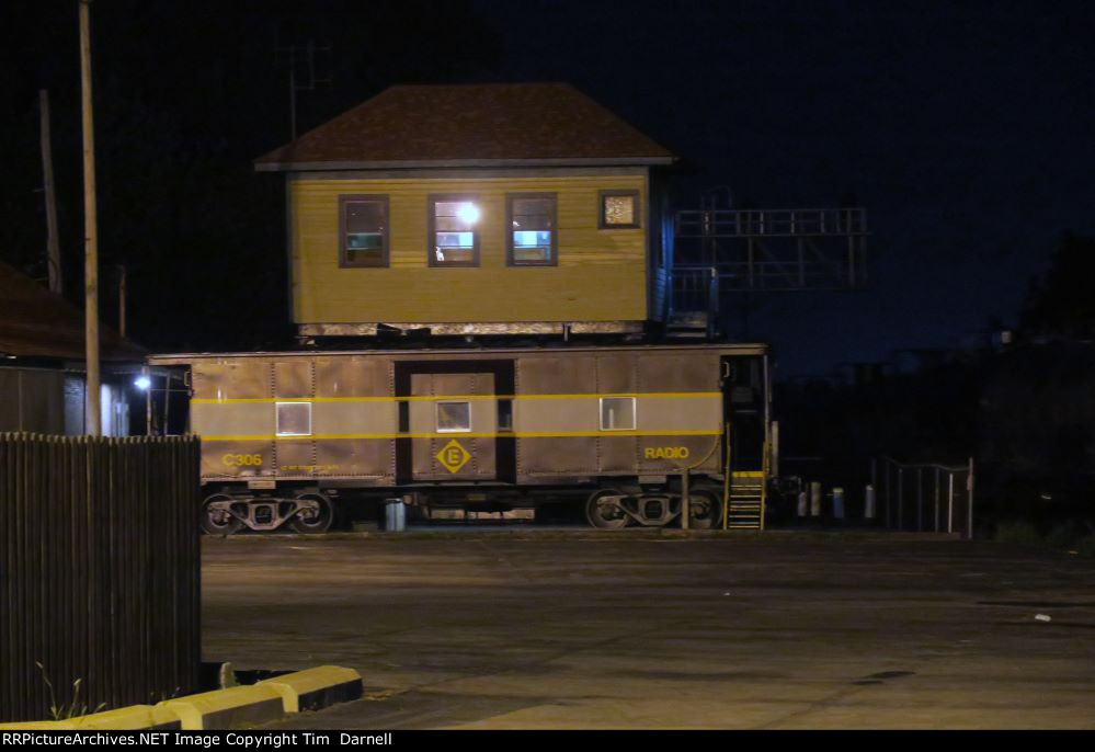 EL C306 and AC tower at night